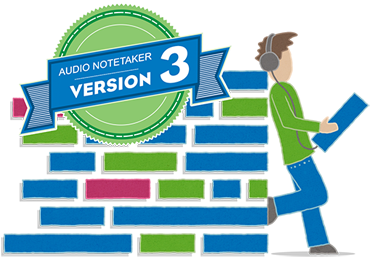 Audio Record Which Are Shown In Blocks Of Sound Between - Sonocent Audio Notetaker - Version 3 - Licence (400x323)