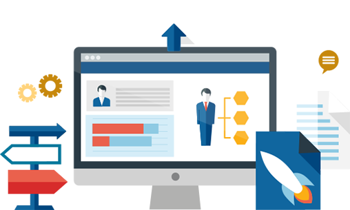 Sign Posts, Computers Cloud - Proceso De Inducción De Personal (508x305)