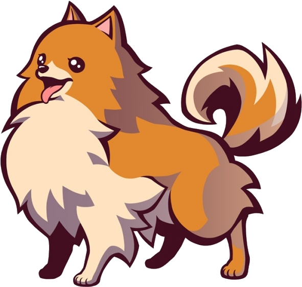 Click To Expand - Draw A Cartoon Pomeranian (643x600)