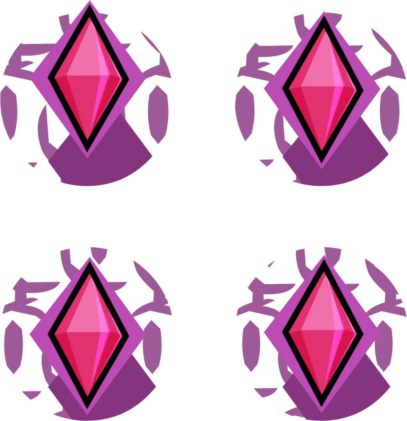 There's A Gem Shape & Color Assigned To Each Ley Line - There's A Gem Shape & Color Assigned To Each Ley Line (1600x1600)