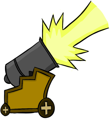 Videogame Cannon By Dmartwork - Illustration (1191x670)