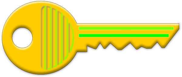 Yellow Key Clip Art - Avaya Ip Office Preferred Edition, Vm Pro Base 4 Ports (600x253)