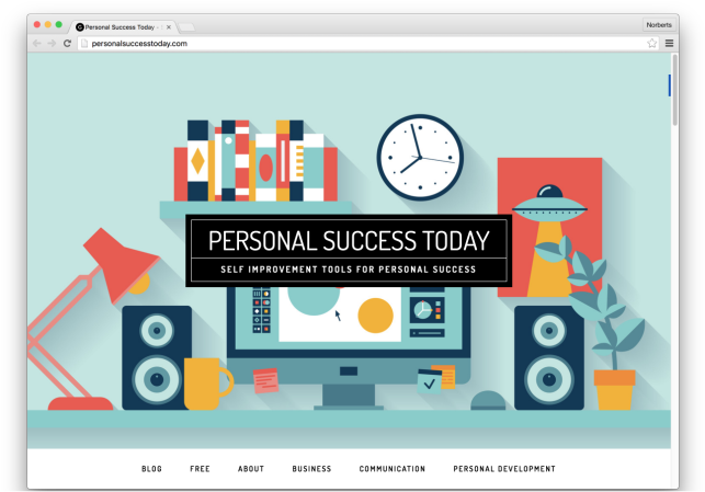 The 35 Best Blogs In Productivity To Read In - Flat Design Desktop (650x489)