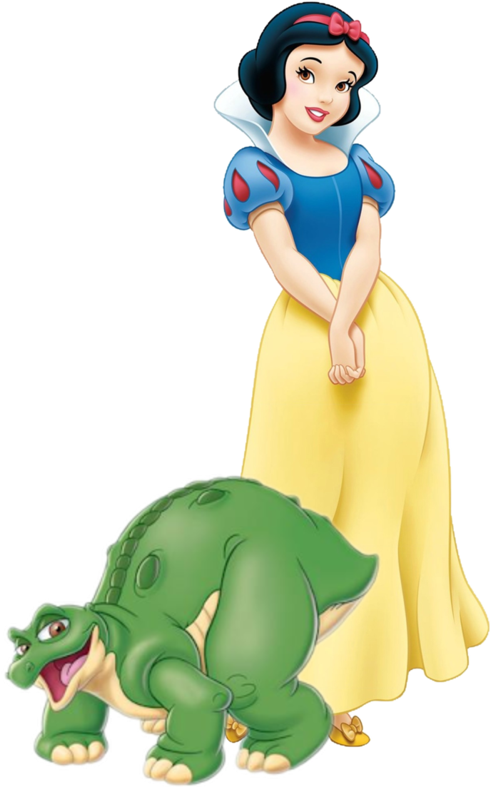 Spike And Snow White By Dinoboted - Snow White And The Seven Dwarfs (718x1114)