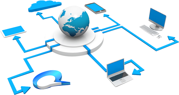 Internet Also Has Given Rise To Number Of Problems - Technology Infrastructure Png (575x420)