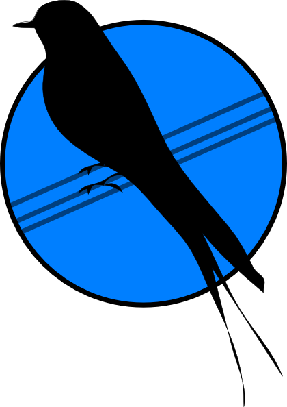 Bird Clip Art At Clker - Silhouette (420x594)