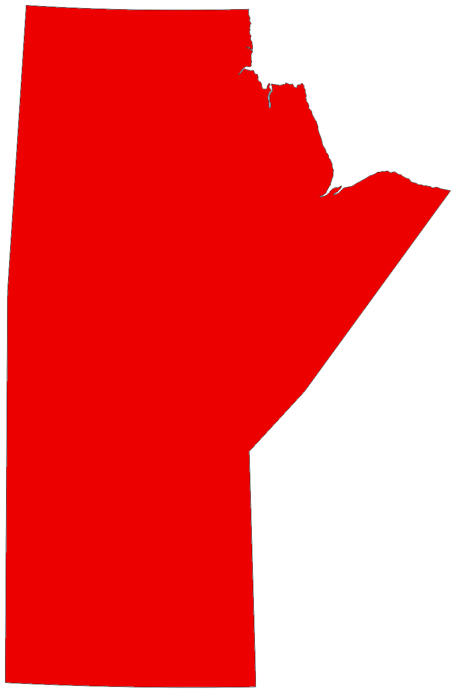 Manitoba-map - Climate Map Manitoba (948x1415)