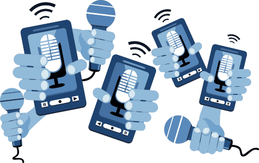 Journalists - Journalists Clipart Png (513x323)