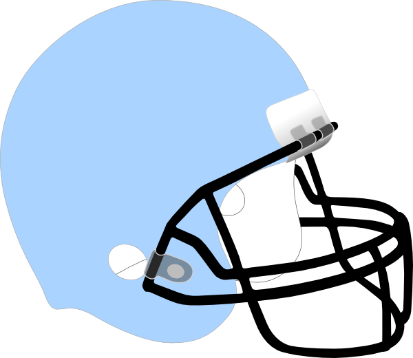 How To Set Use Football Helmet Blue Svg Vector - Helmet And Football Drawing (600x520)