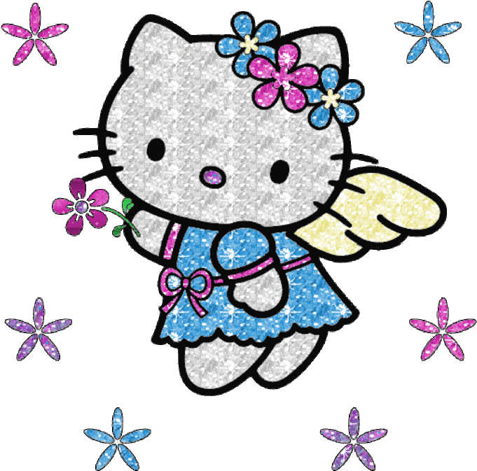 Rainbows, Scenes, Horses, Cartoons - Hello Kitty Coloring Pages (700x709)