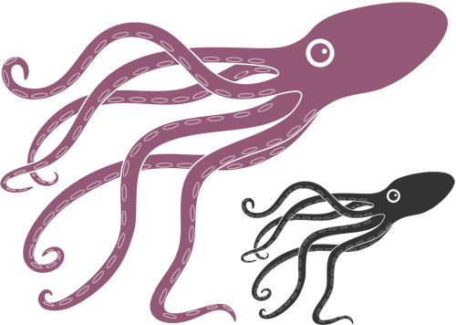 Eng Blog April - Vector Octopus Gifs (500x356)