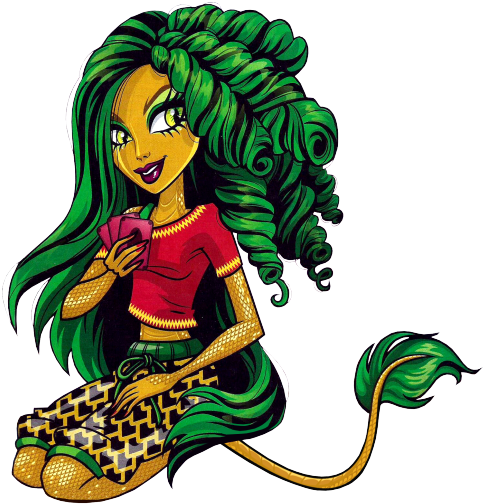 Jinafire Long Dead Tired - Monster High Jinafire Long (500x529)