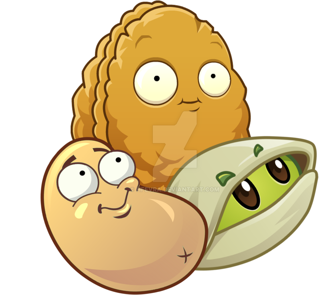 Mixed Nuts By Hfevra - Plants Vs Zombies Heroes Plants (1280x1139)