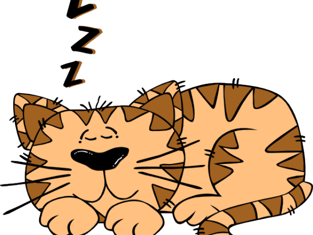 Fat Cat Clipart - Cartoon Cat (640x480)