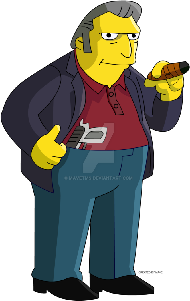 Fat Tony By Mavetms - Simpsons Tony (725x1101)