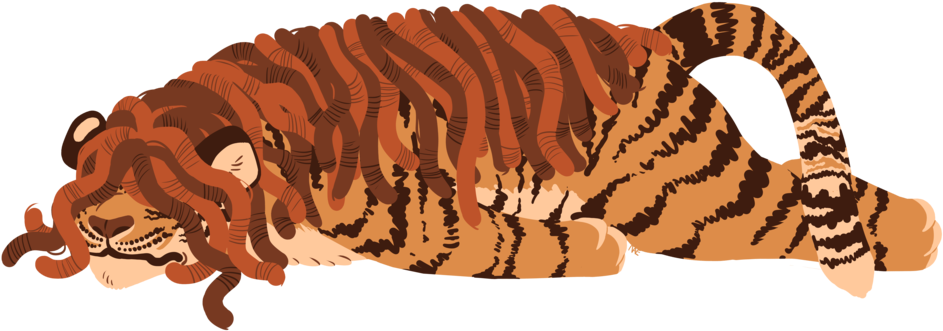 Tired Tiger By Satme97 - Punxsutawney Phil (1024x518)