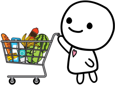 Little One - Grocery Shopping - Dek Designs - Grocery Store (394x394)
