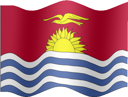 Very Big Animated Flag Of Kiribati - Kiribati Flag Transparent (471x338)