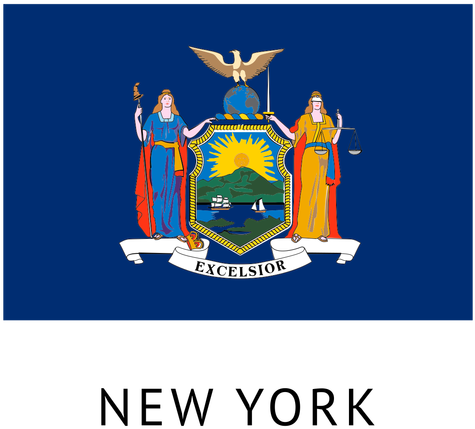 New York State Flag Transparent Png - New York Stateflag (512x512)