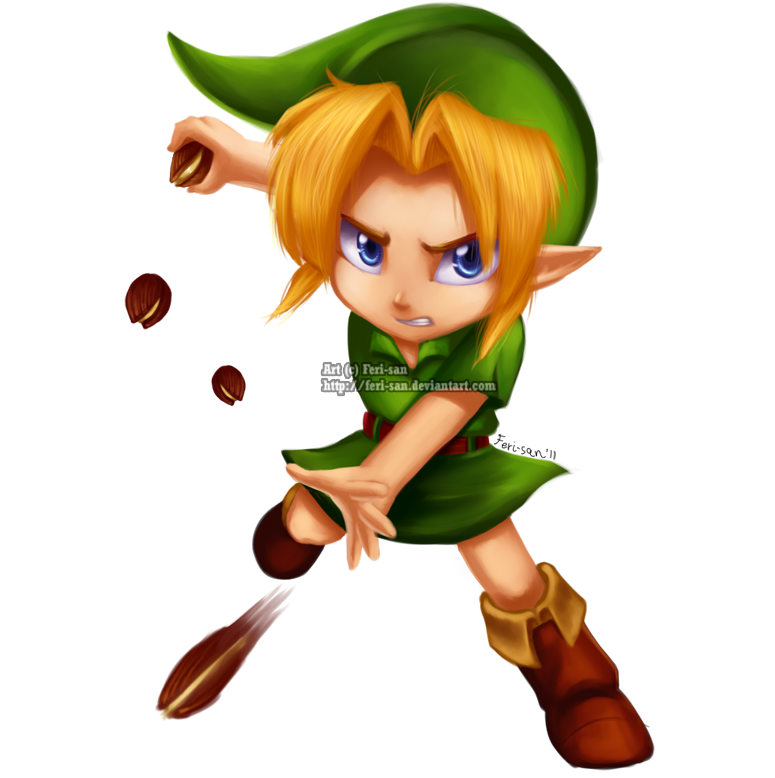 Deku Nut By Ferisae - Cartoon (819x819)