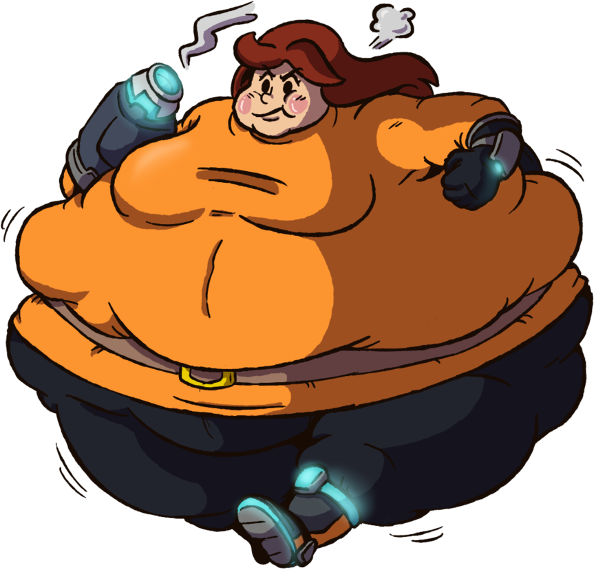 Fat Mii Gunner By Fiztheancient - Fat Mii (924x864)