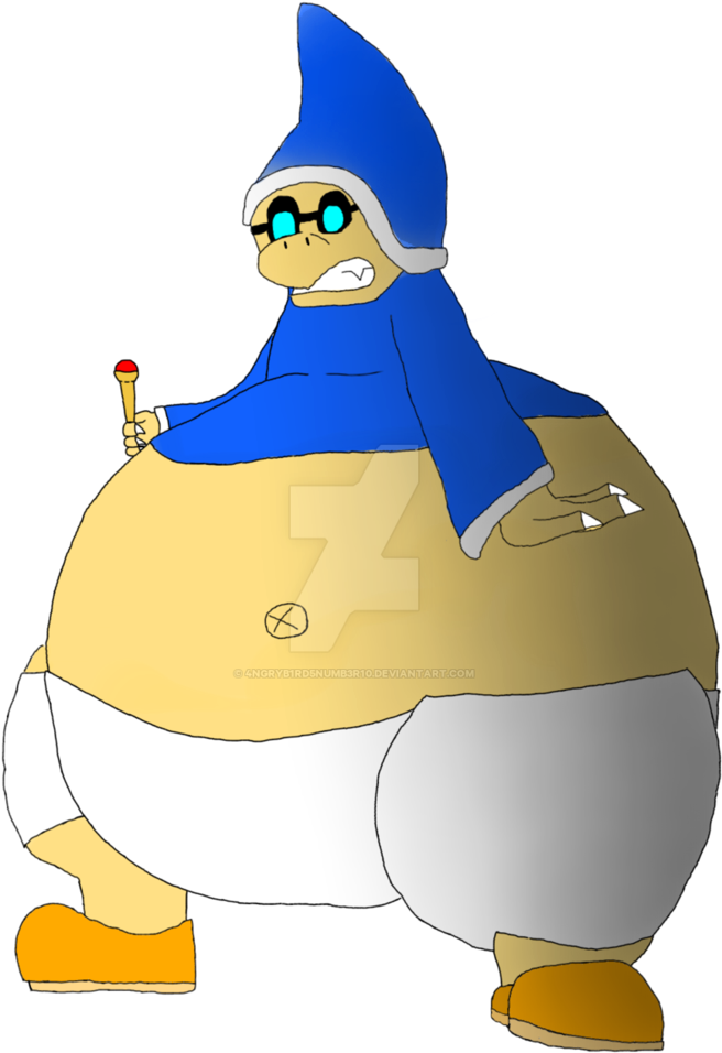 Magikoopa's/kamek's Fat Ass Spell By 4ngryb1rd5numb3r10 - Kamek Magikoopa (774x1032)