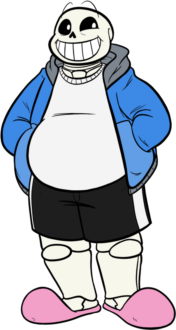 Fat Skelefriend By Noobynewt - Fat Sans From Undertale (699x1143)