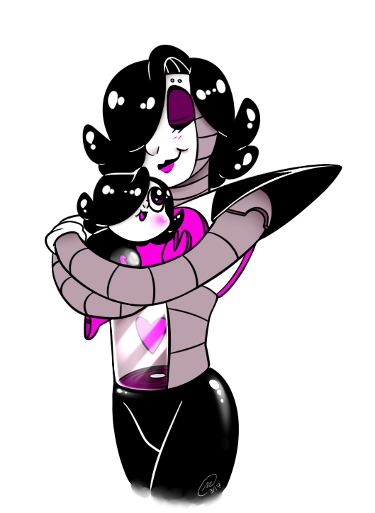 Mettaton And Baby Nut By Strabius - Mettaton And Baby (550x800)