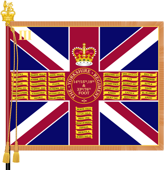 A Union Flag With Regiment's Full Name In The Centre - Ulster Defence Regiment Flag (600x600)