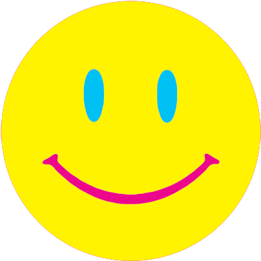 Simple Yellow Smiley Face (500x500)