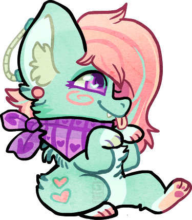 Sunset Meadow Chibi By Griffsnuff - Sunset Meadow Chibi By Griffsnuff (375x428)