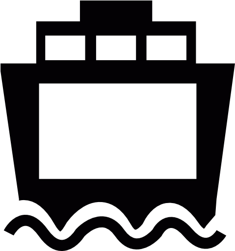 Ferry Front View Free Icon - Ferry (512x512)