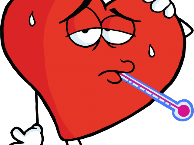 Fail Clipart Unhealthy Heart - Heart Disease Cartoon Png (640x480)