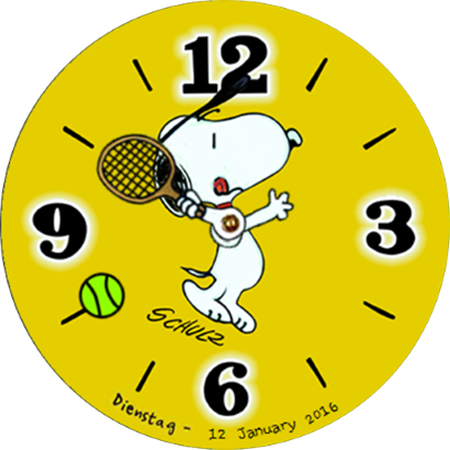 Cartoon Snoopy Tennis - Snoopy (410x410)