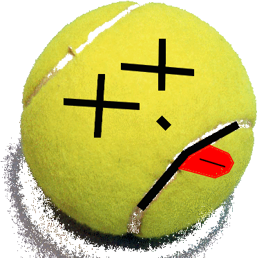 Damniel, Yetanotherfedfan And Kalin Like This - Dead Tennis Ball (400x397)
