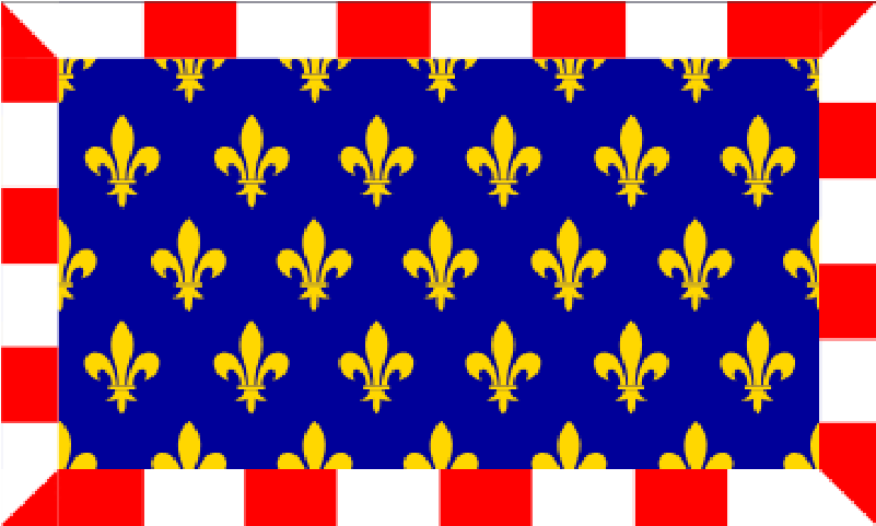 Touraine - France - Small Touraine Flag - 12x18" (800x800)