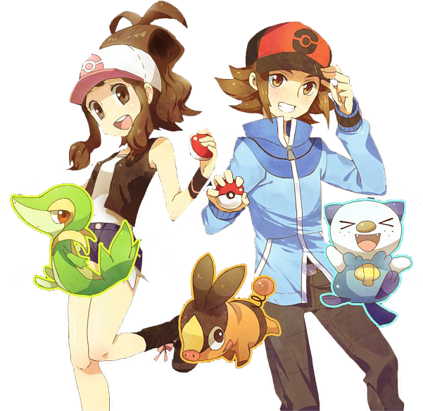 Touko And Touya Render Fail By Hiranolove - Pokemon Touko X Touya Render (600x600)