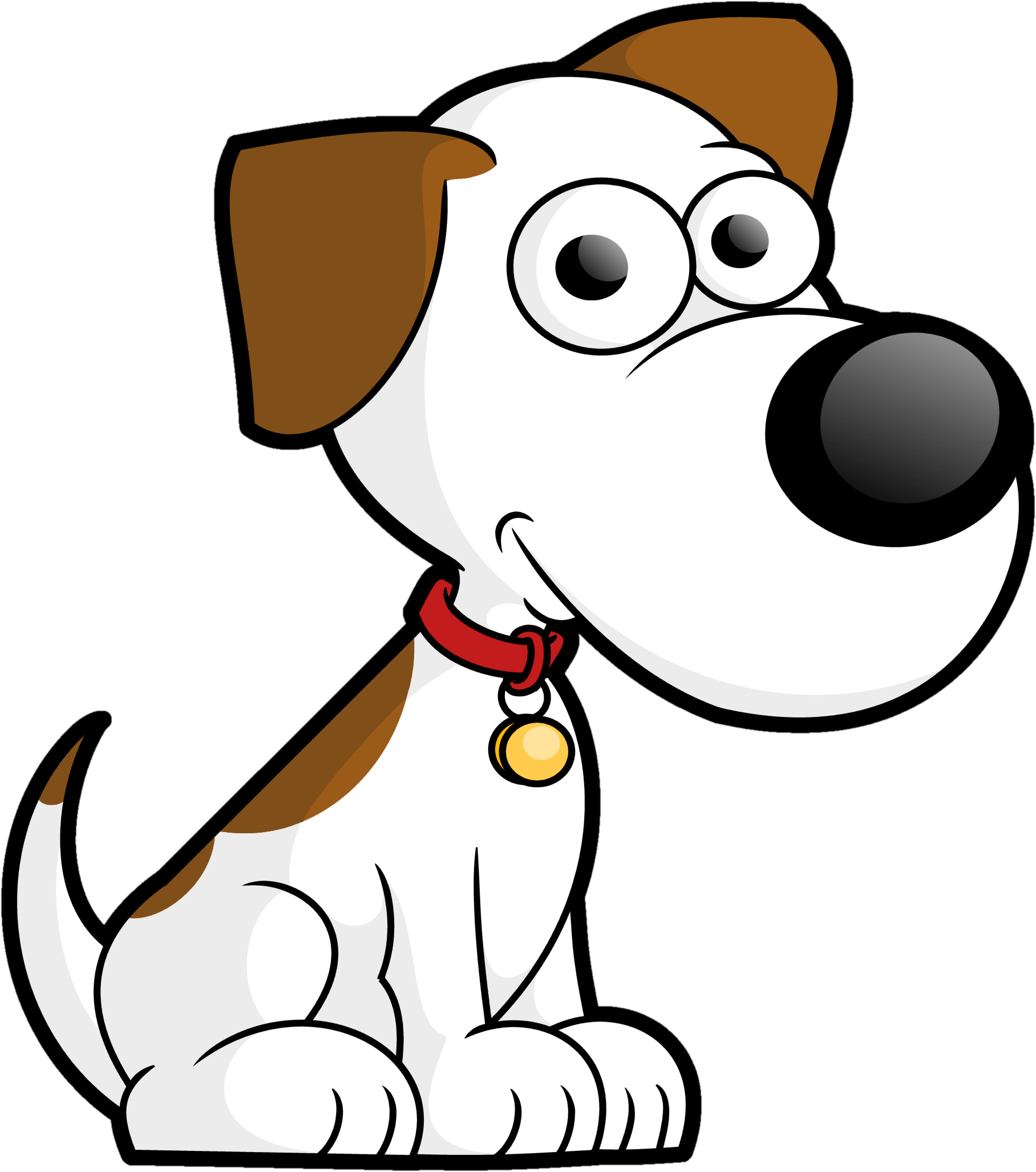 Clipart Mutt Dog Transparent - Clip Art (1816x2055)