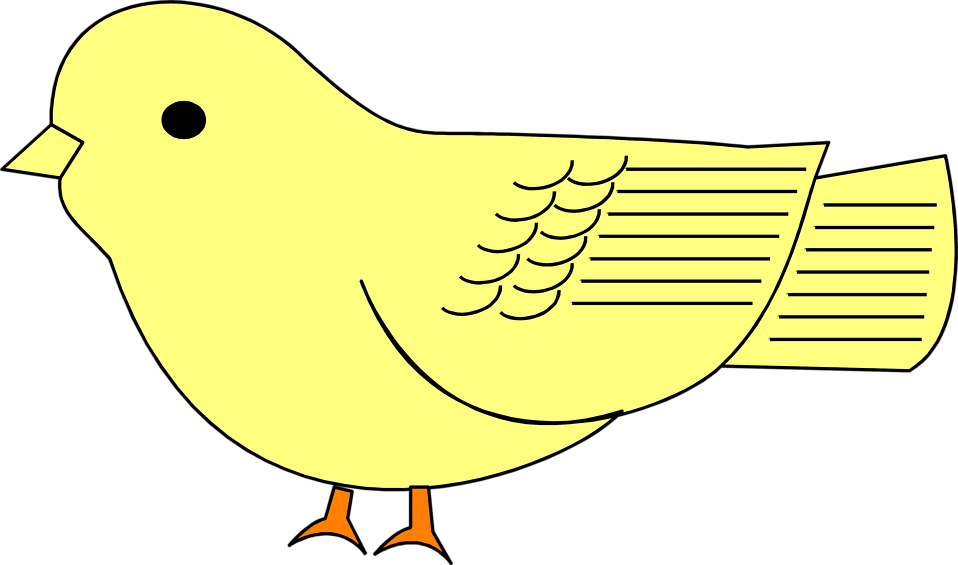 Illustration Of A Yellow Sparrow - Chicken (958x565)