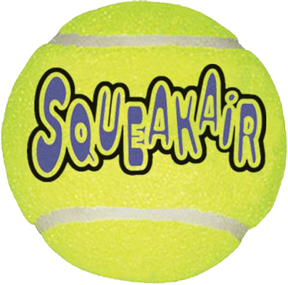 Kong Air Squeaker Tennis Ball - Kong Tennis Balls (404x400)