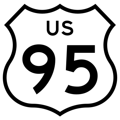 Us 95 - Us Highway Sign (384x384)