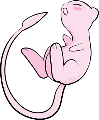 Mew Sketch Of Fail By Nejikitty - Mew Sketch Of Fail By Nejikitty (332x400)