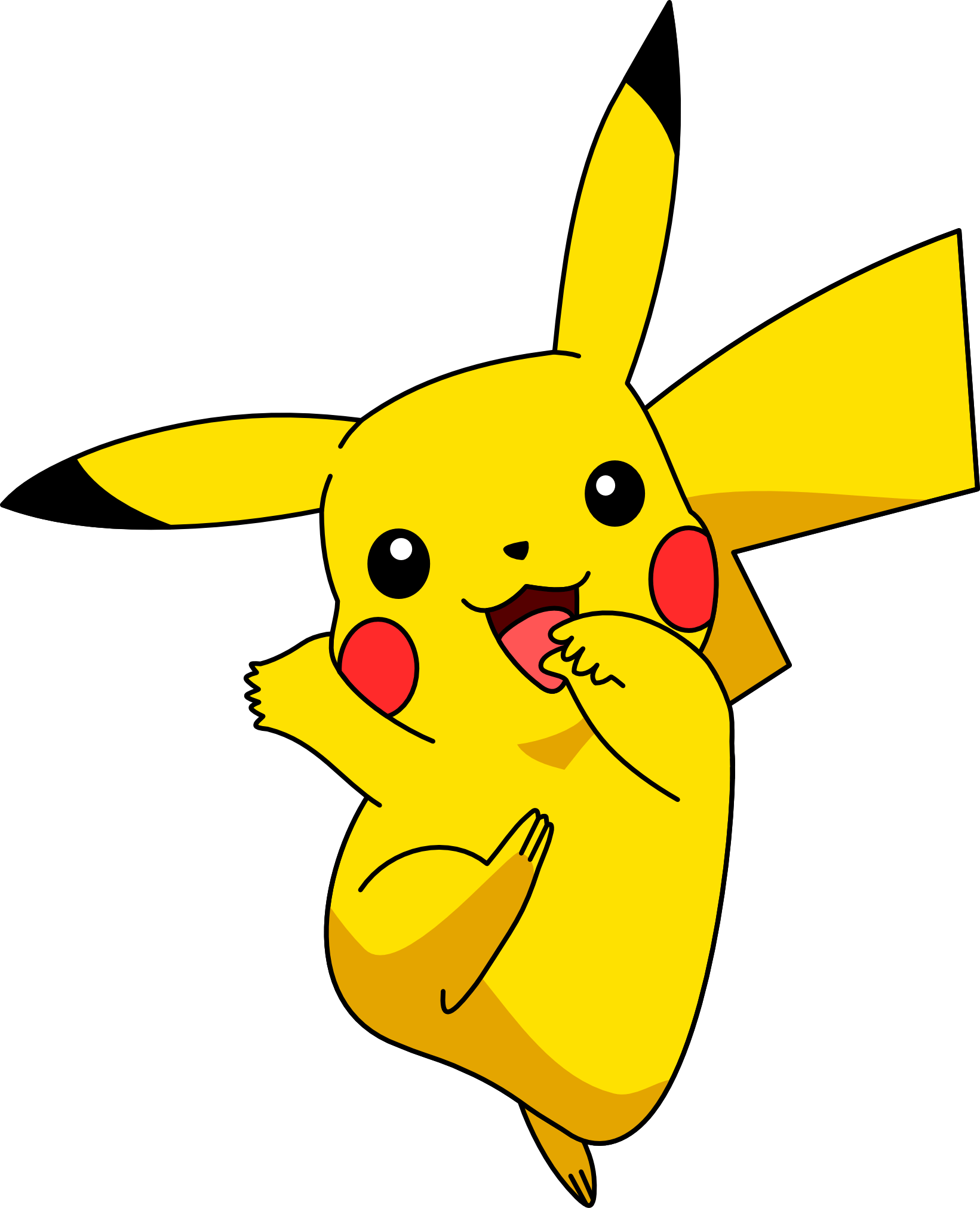 Pikachu Png is a (1641x2023) png clipart image which is manually selected a...