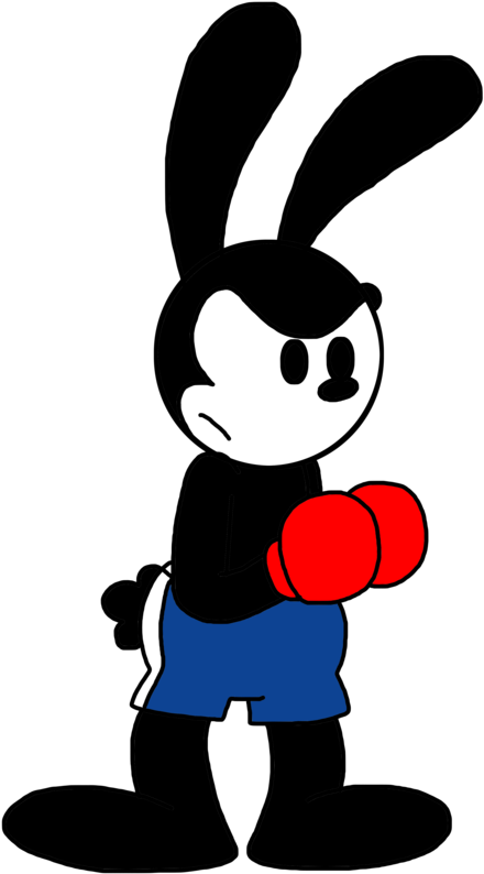 Remake By Marcospower1996 - Oswald The Lucky Rabbit Boxing (894x894)
