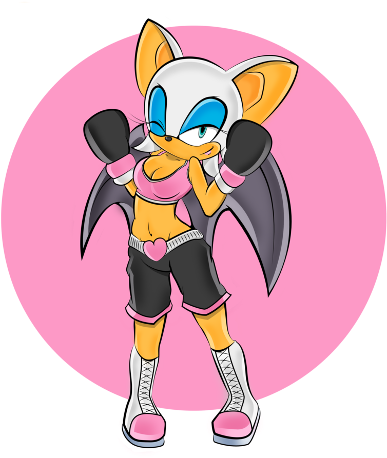 Rouge The Boxer By Tinmanti - Rouge The Bat Sport (858x932)
