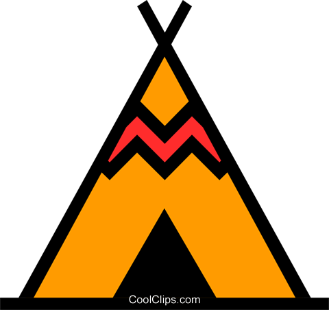 Teepee Royalty Free Vector Clip Art Illustration - Clip Art (480x452)