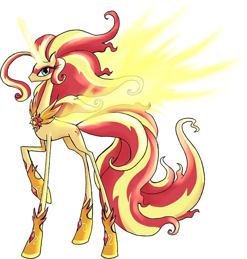 Mlp Sunset Shimmer Alicorn - My Little Pony Alicorn World (800x839)