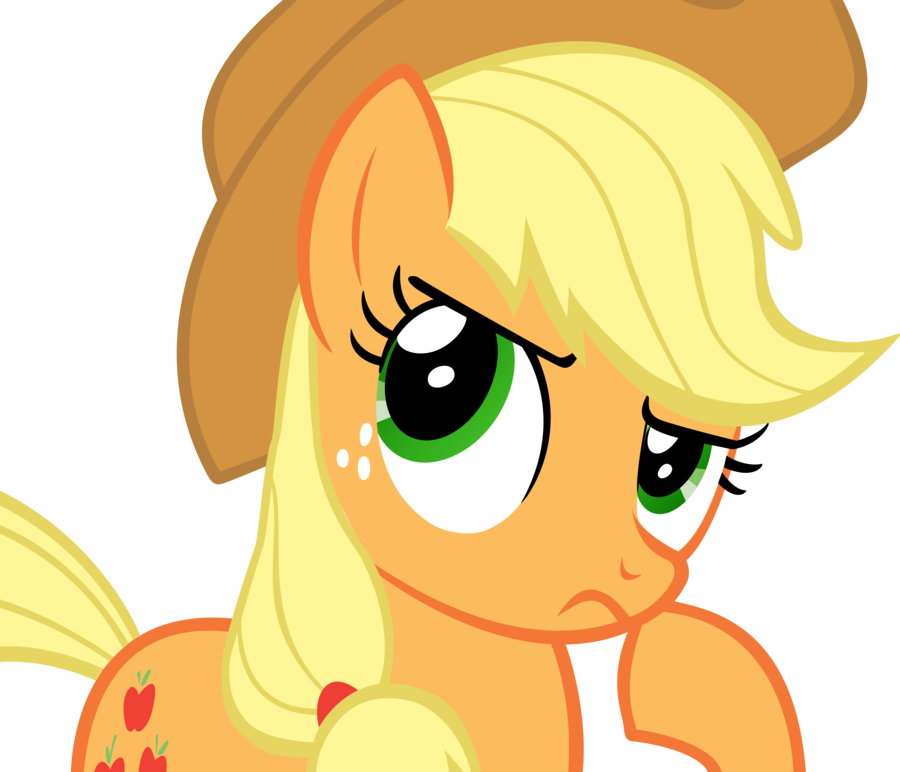 Fanmade Applejack Hmm Nah By Flamp1 - My Little Pony Applejack (900x772)