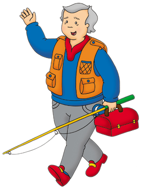 Grandpa Clipart - Avô Do Caillou (415x370)