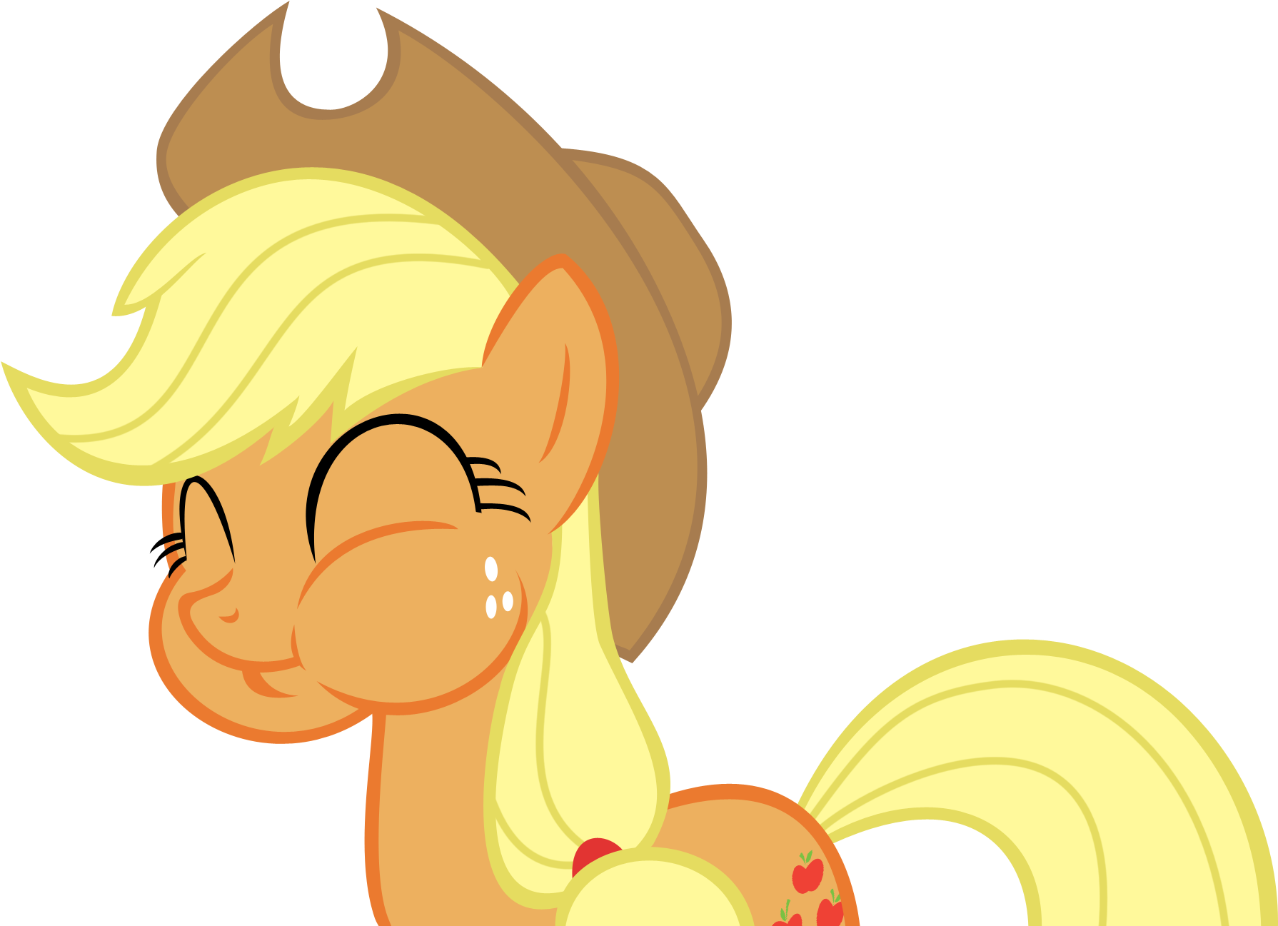 Applejack Eating By Liamb135 Applejack Eating By Liamb135 - My Little Pony Apple Jack (1860x1340)
